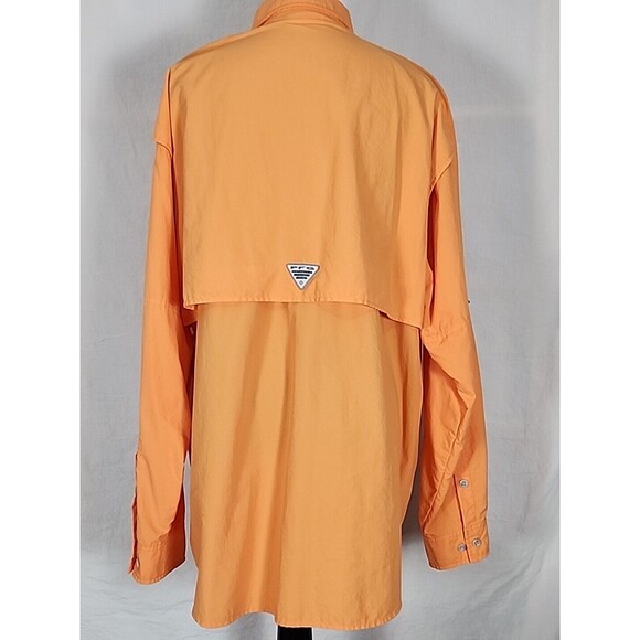 Columbia PFG Omni Shade Shirt Mens X-Large Long Sleeve Fishing Hiking Button Up - Picture 11 of 16
